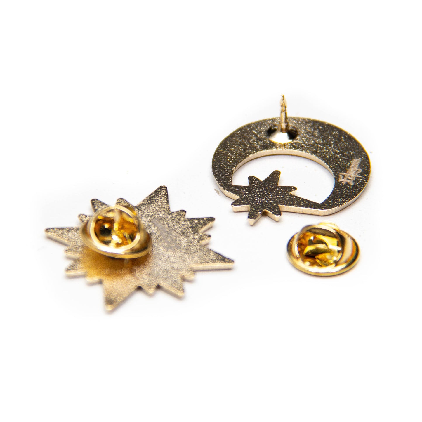 Sun & Moon Collar Pin Set