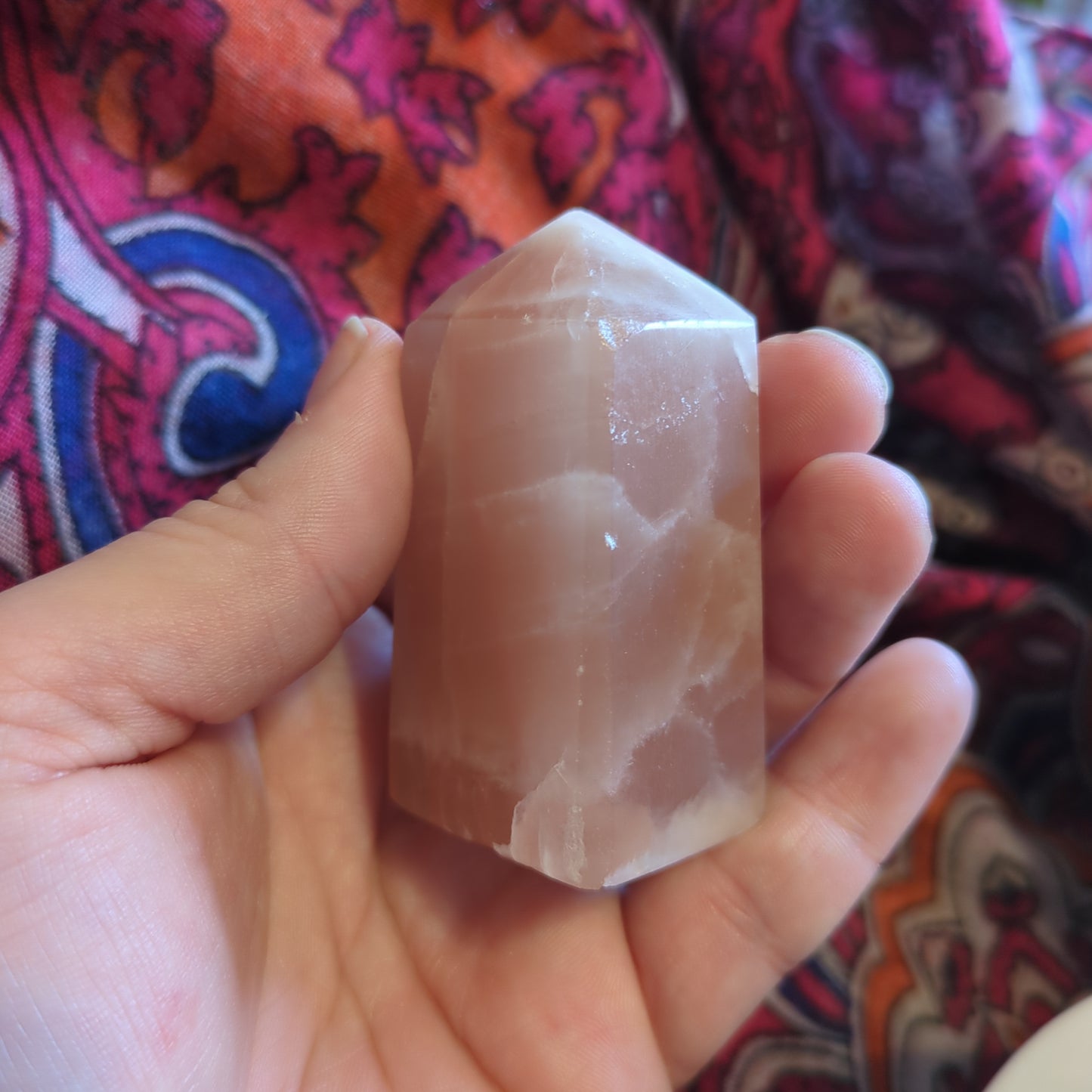 Pink Calcite Towers