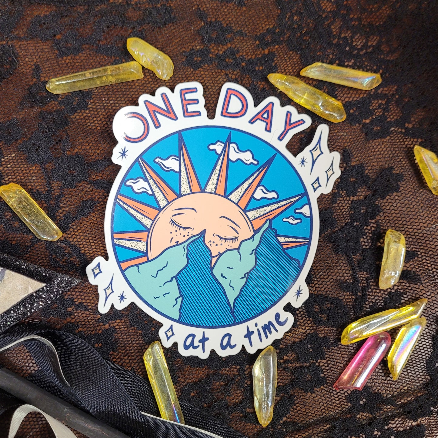 One Day At A Time Sticker