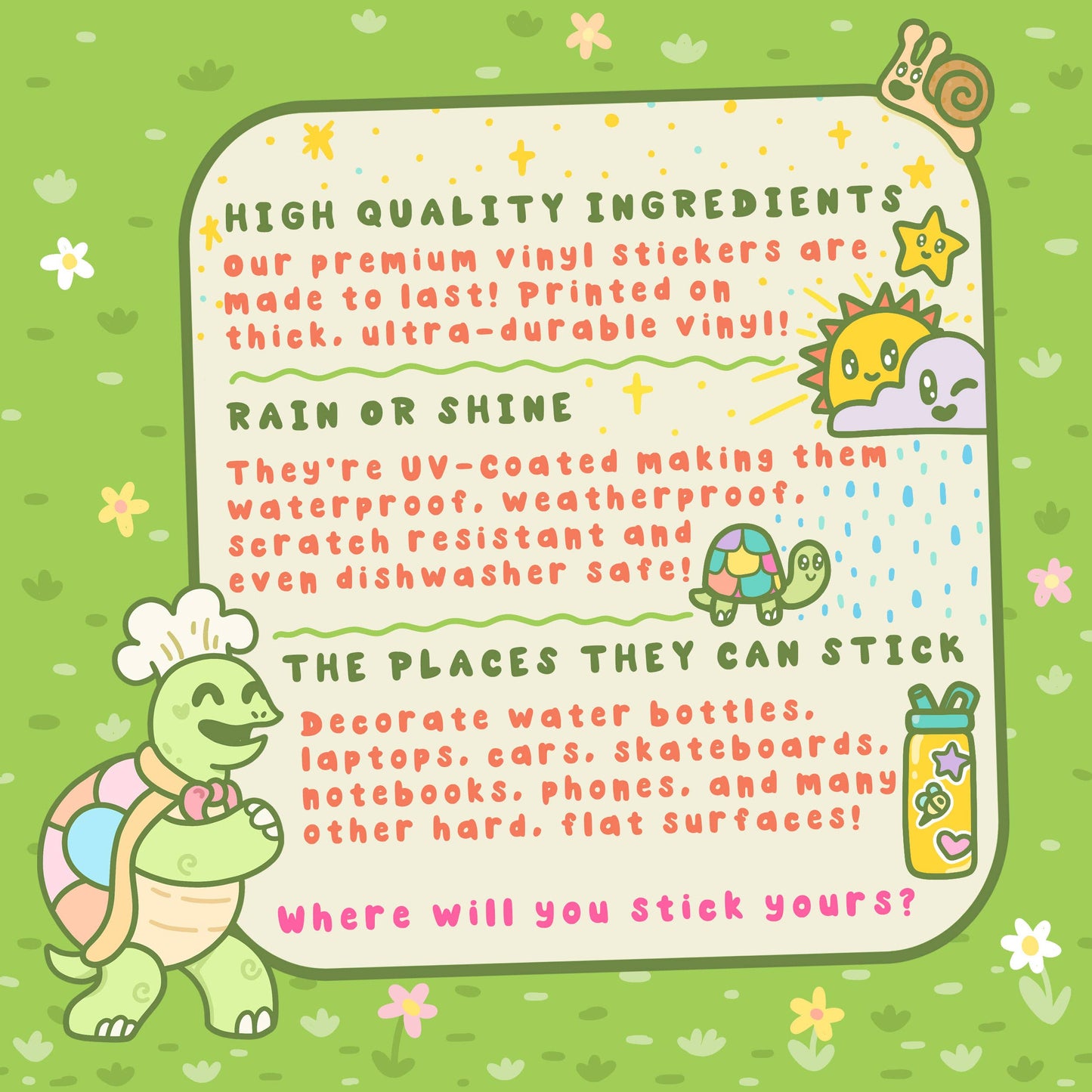 Lochness Monster Nessie Sleepover Vinyl Sticker