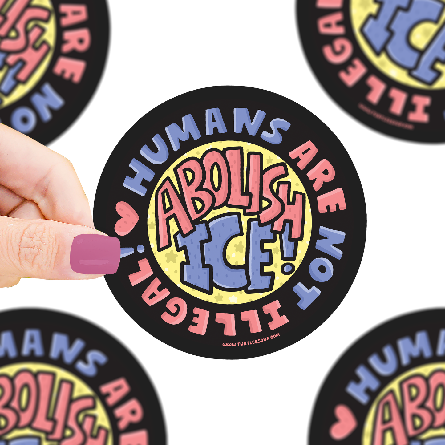 Abolish Ice Vinyl Sticker