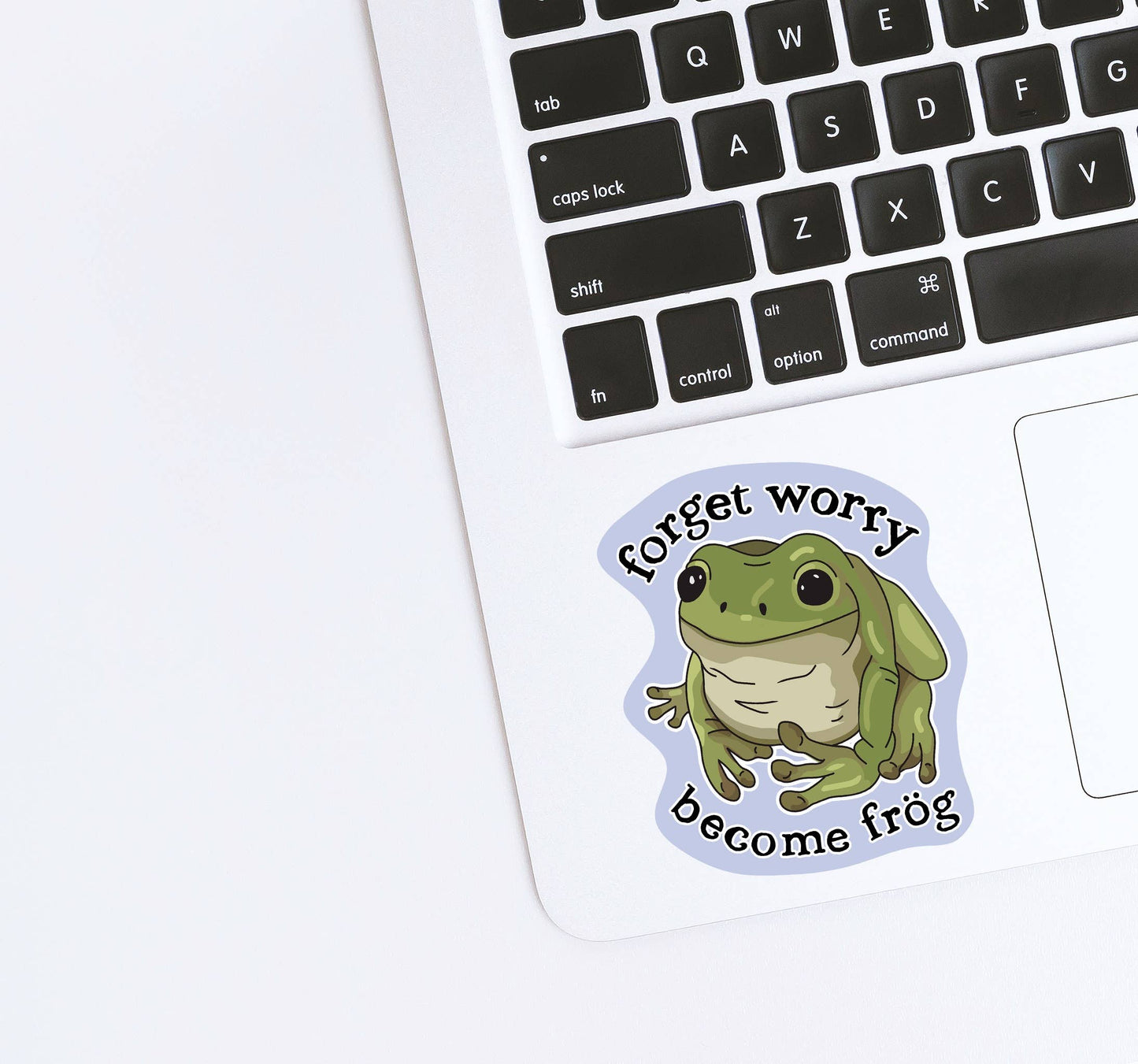 Forget Worry Frog Sticker