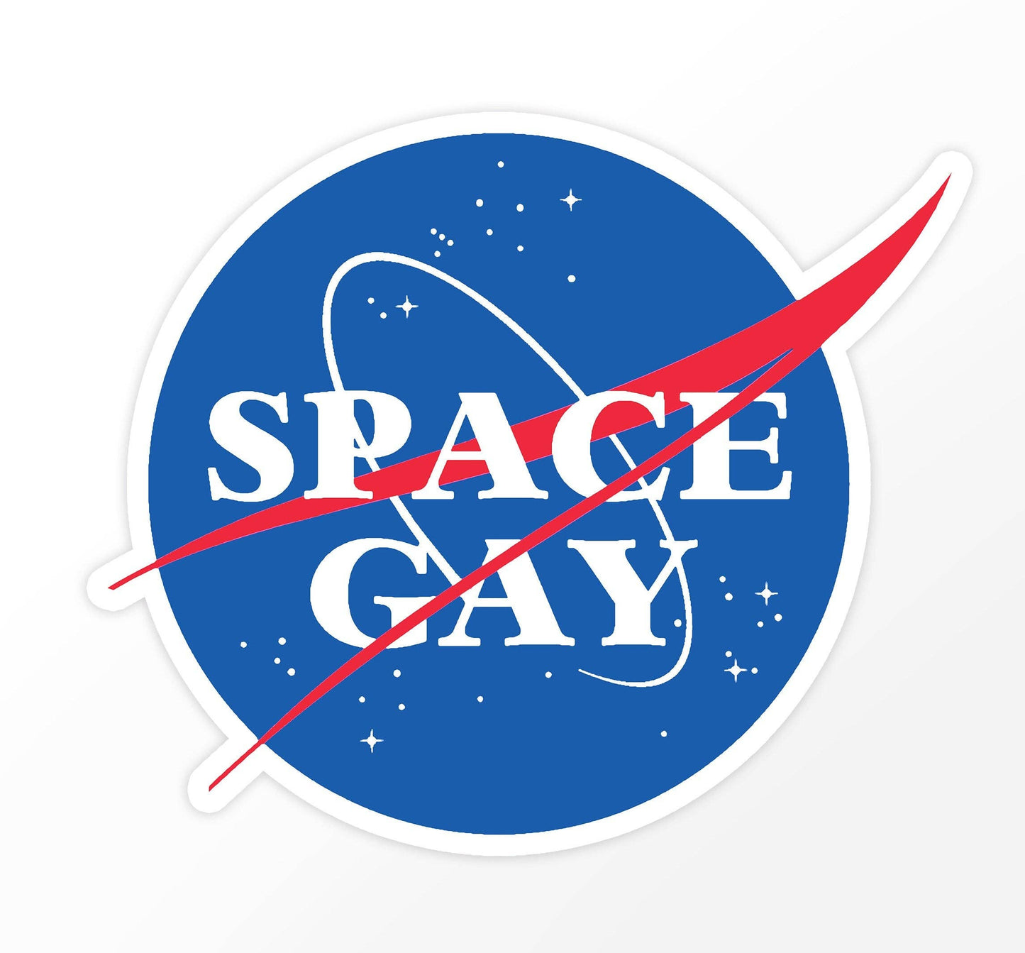 Space Gay Sticker