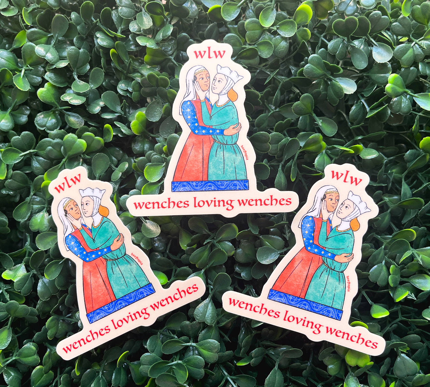 WLW Wenches Loving Wenches Sticker