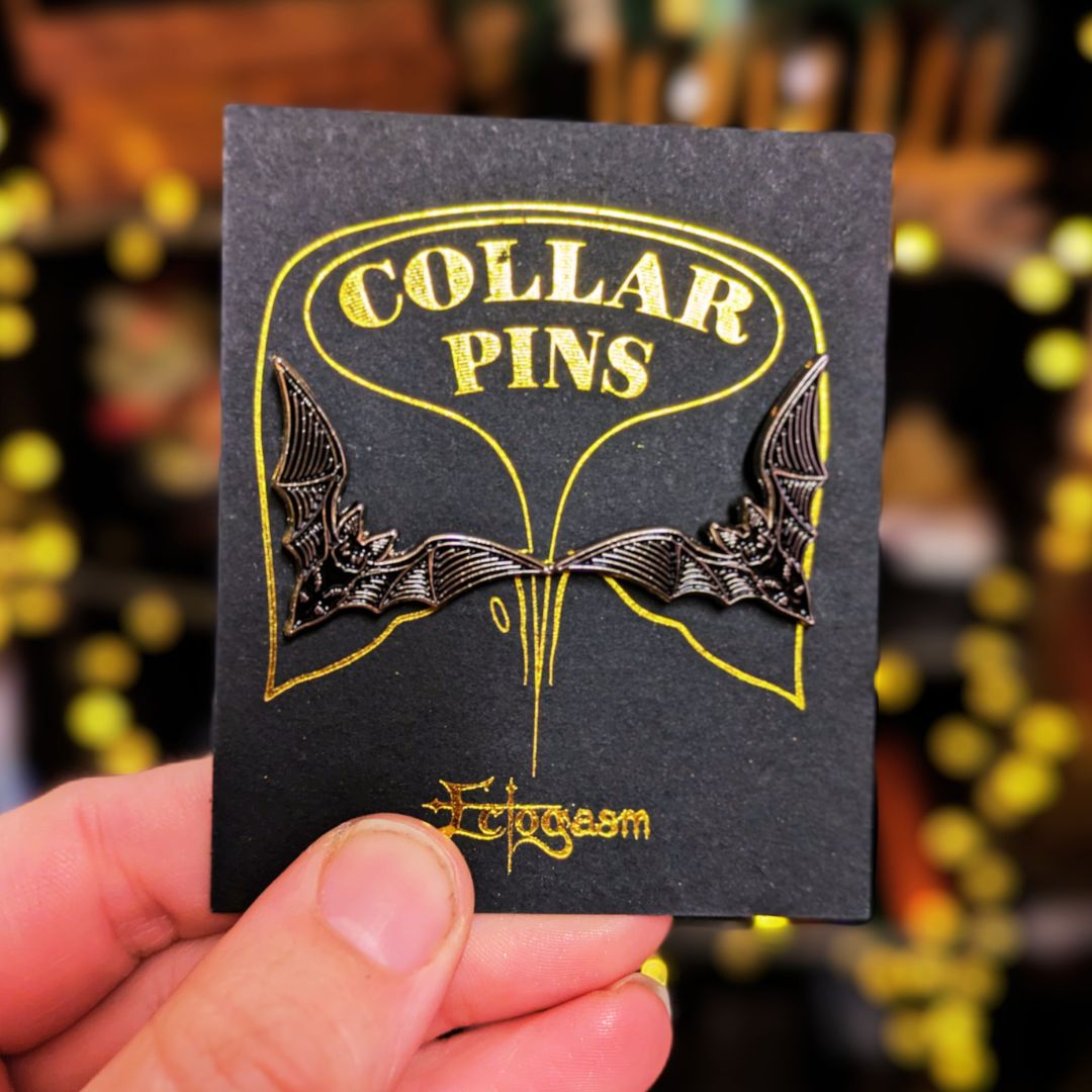 Bat Collar Point Pin Set