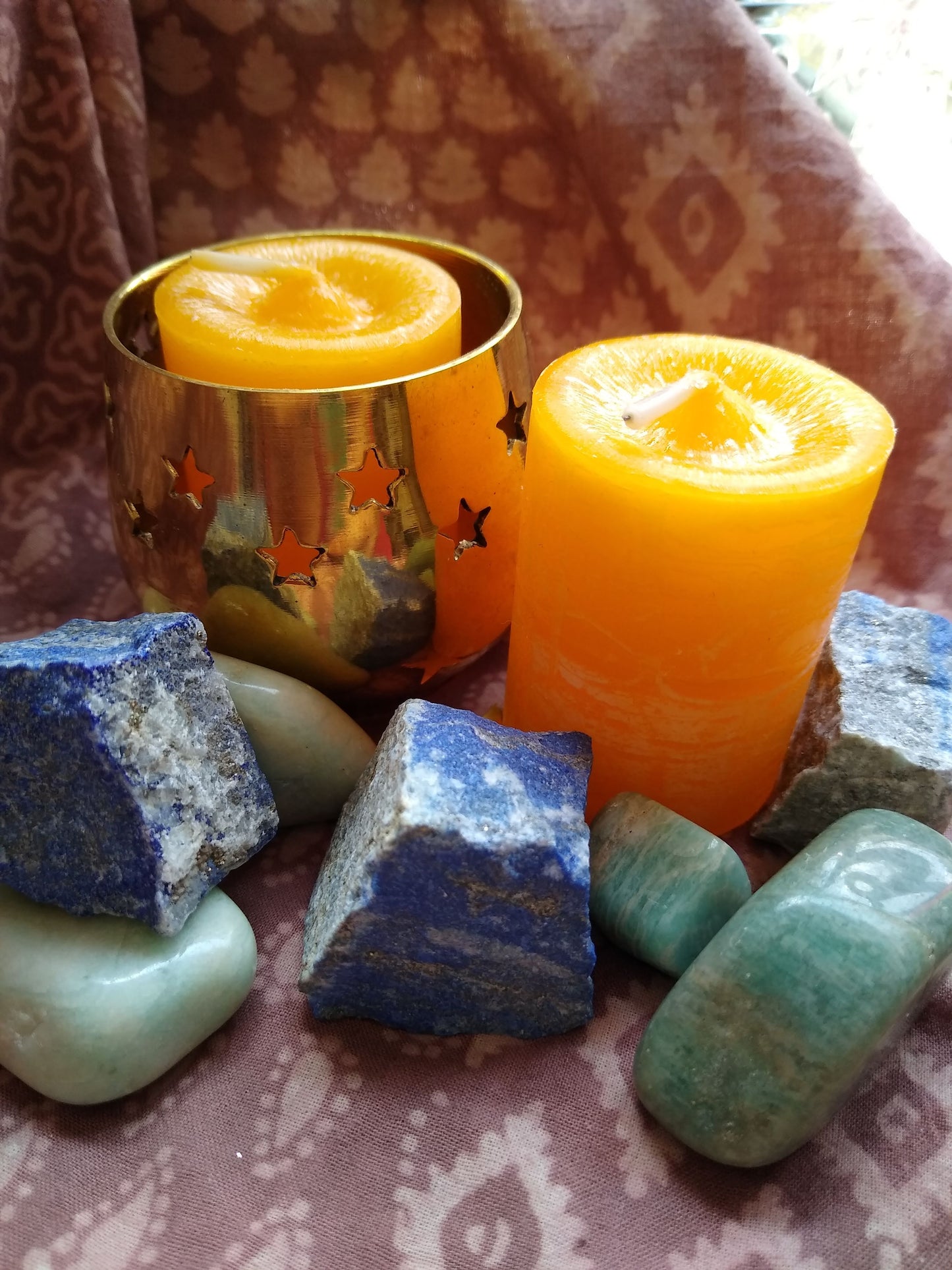 Energy and Will Power Affirmation Candle