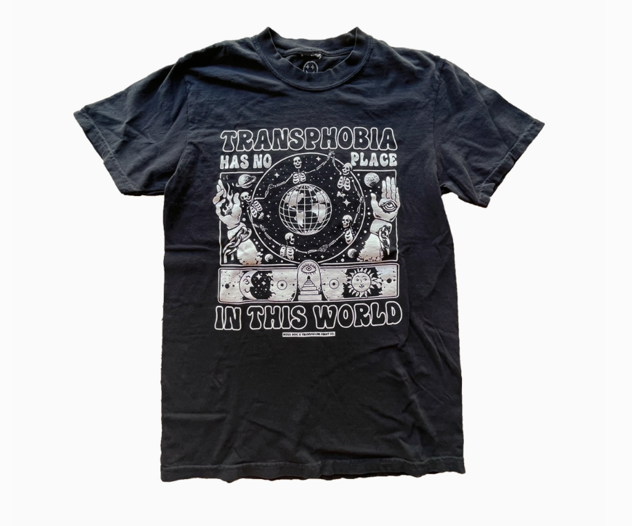 Transphobia Has No Place in This World Shirt