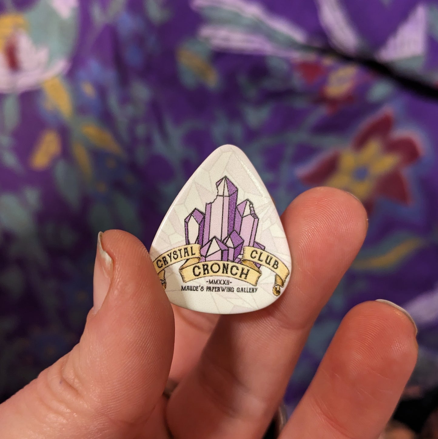 Crystal Cronch Club Guitar Pick
