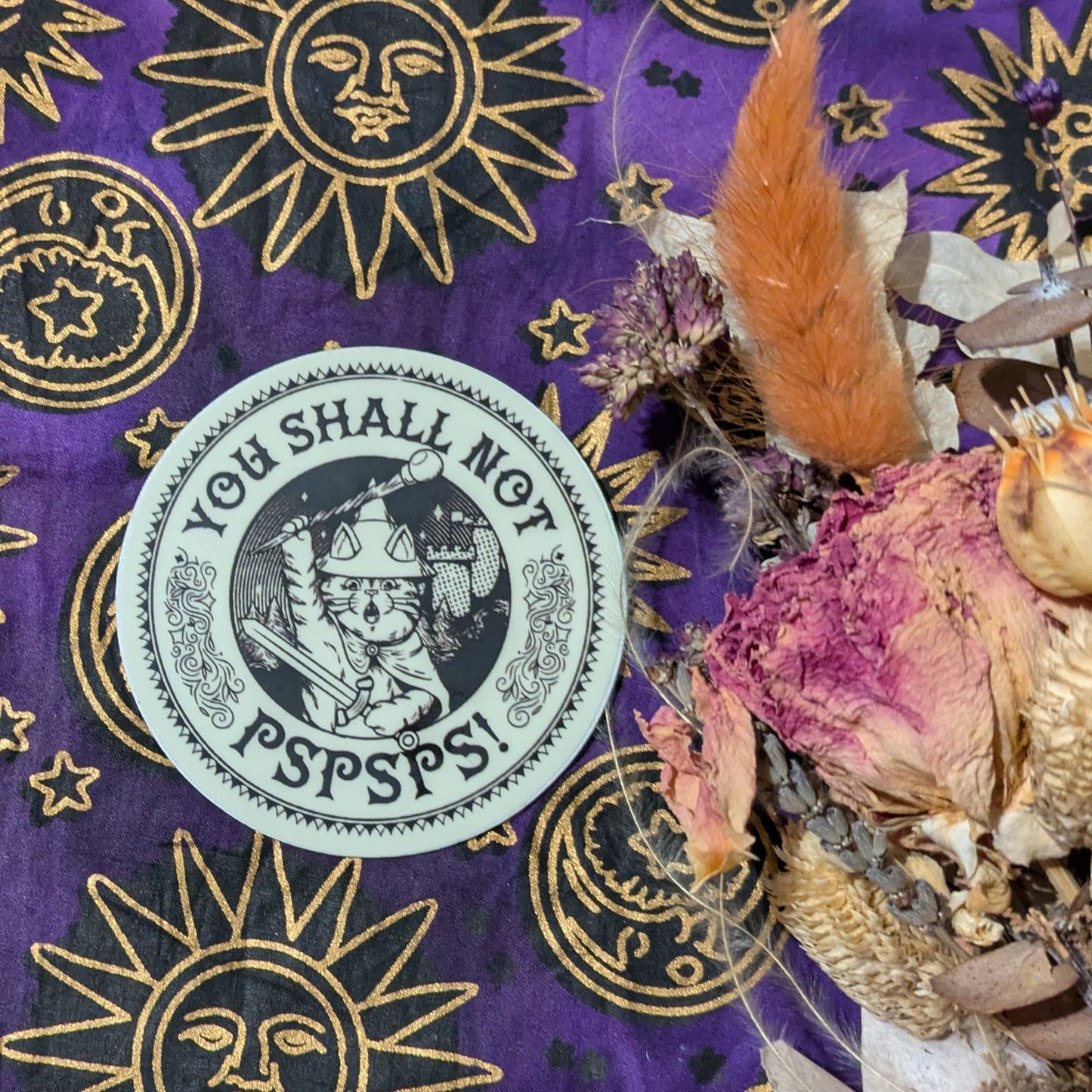 You Shall Not Pspsps Sticker