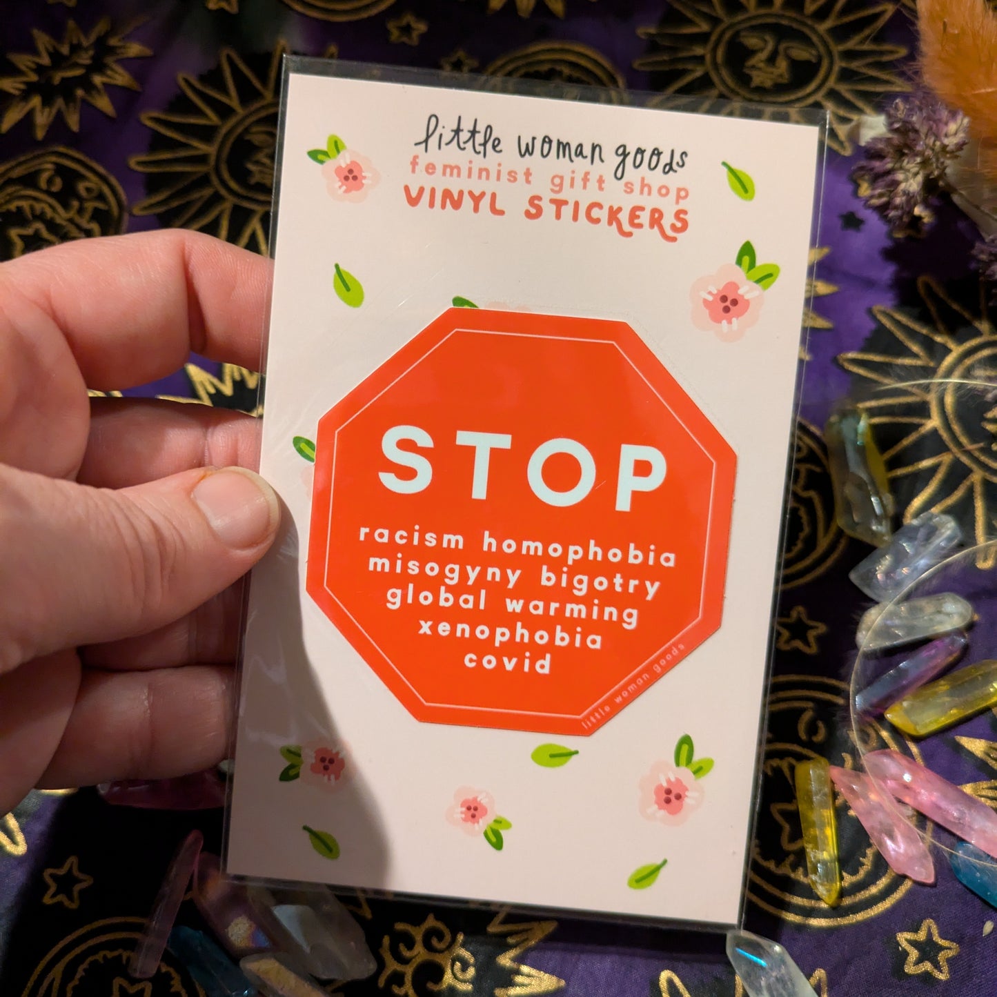 Stop COVID Sticker