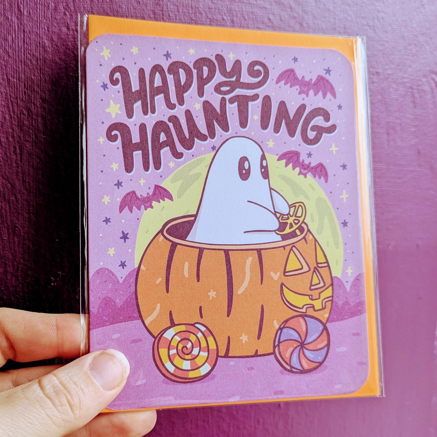 Happy Haunting Halloween Card