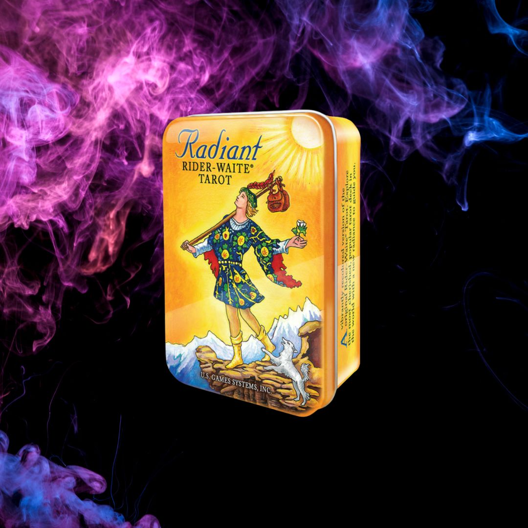 Radiant Rider-Waite Tarot in a Tin