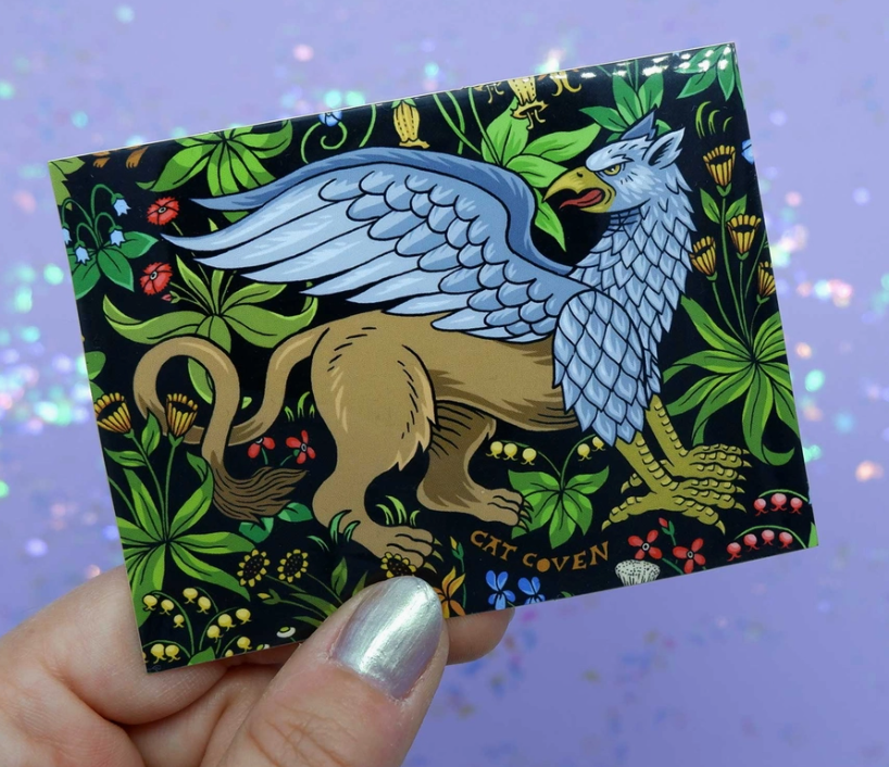 Griffin Tapestry Sticker - Sticker Club