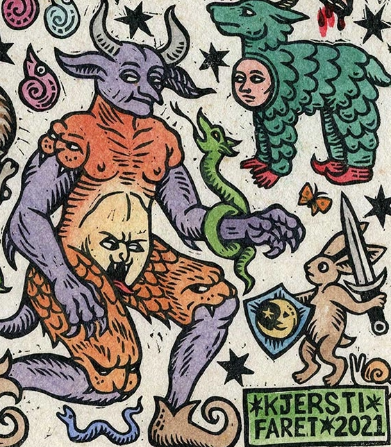 Marginalia Takeover Art Print