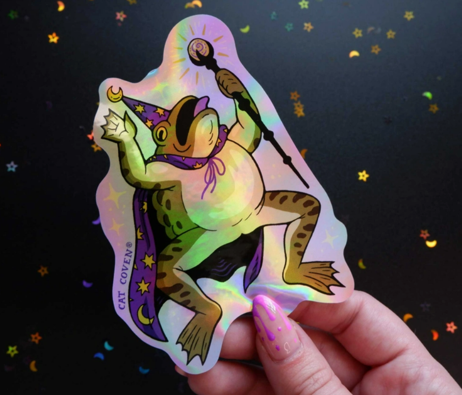 Toad Wizard Sticker