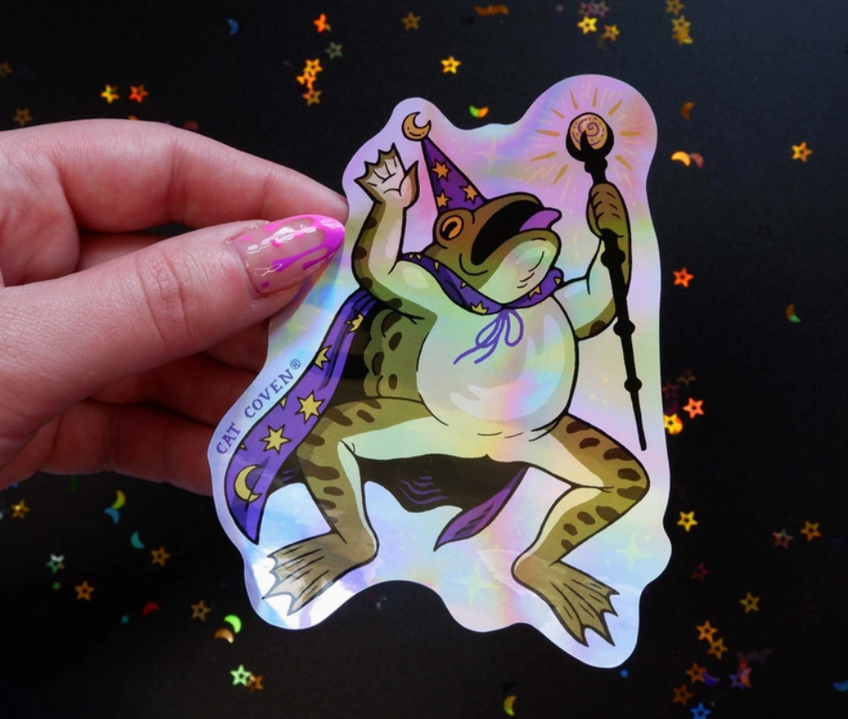 Toad Wizard Sticker