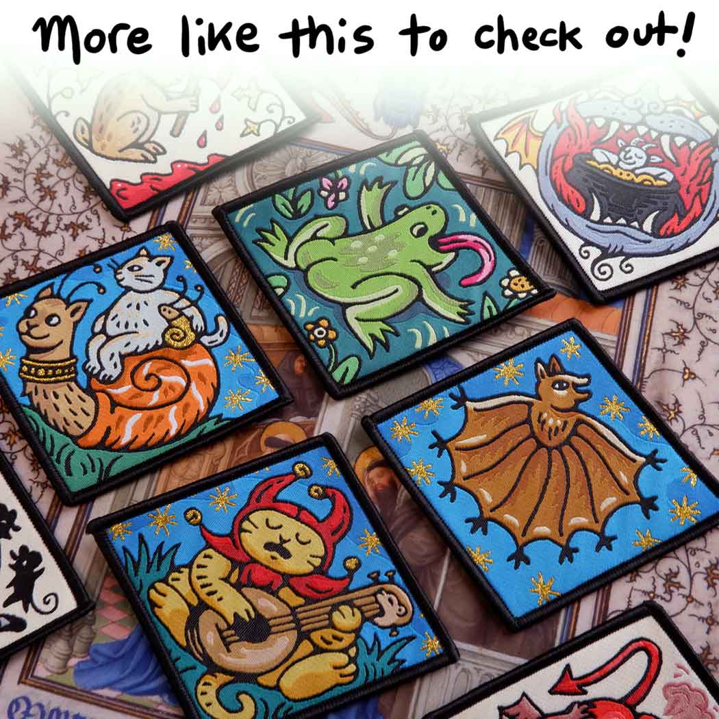 Handsy Bat - Woven Patch