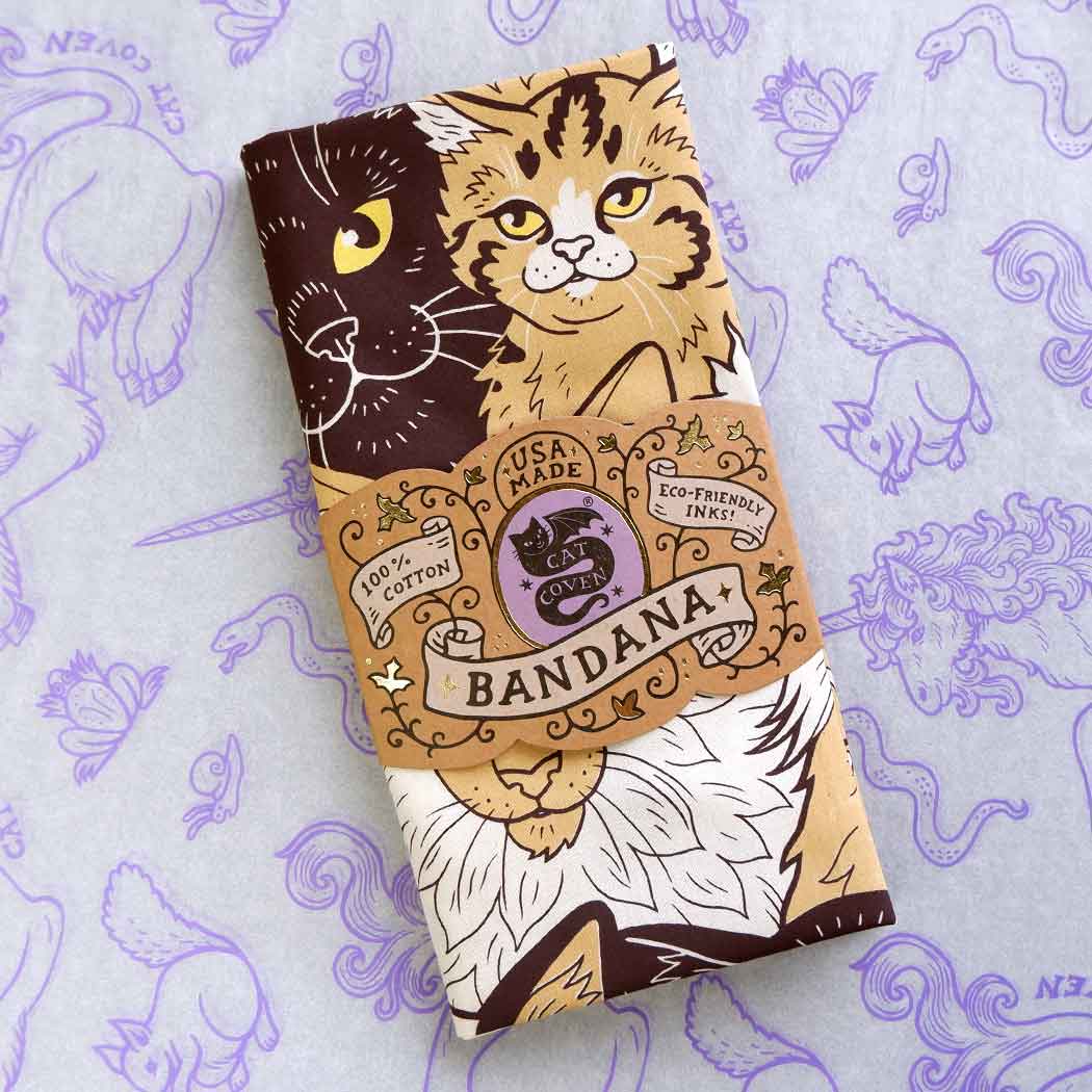 Clutter of Cats - Cotton Bandana