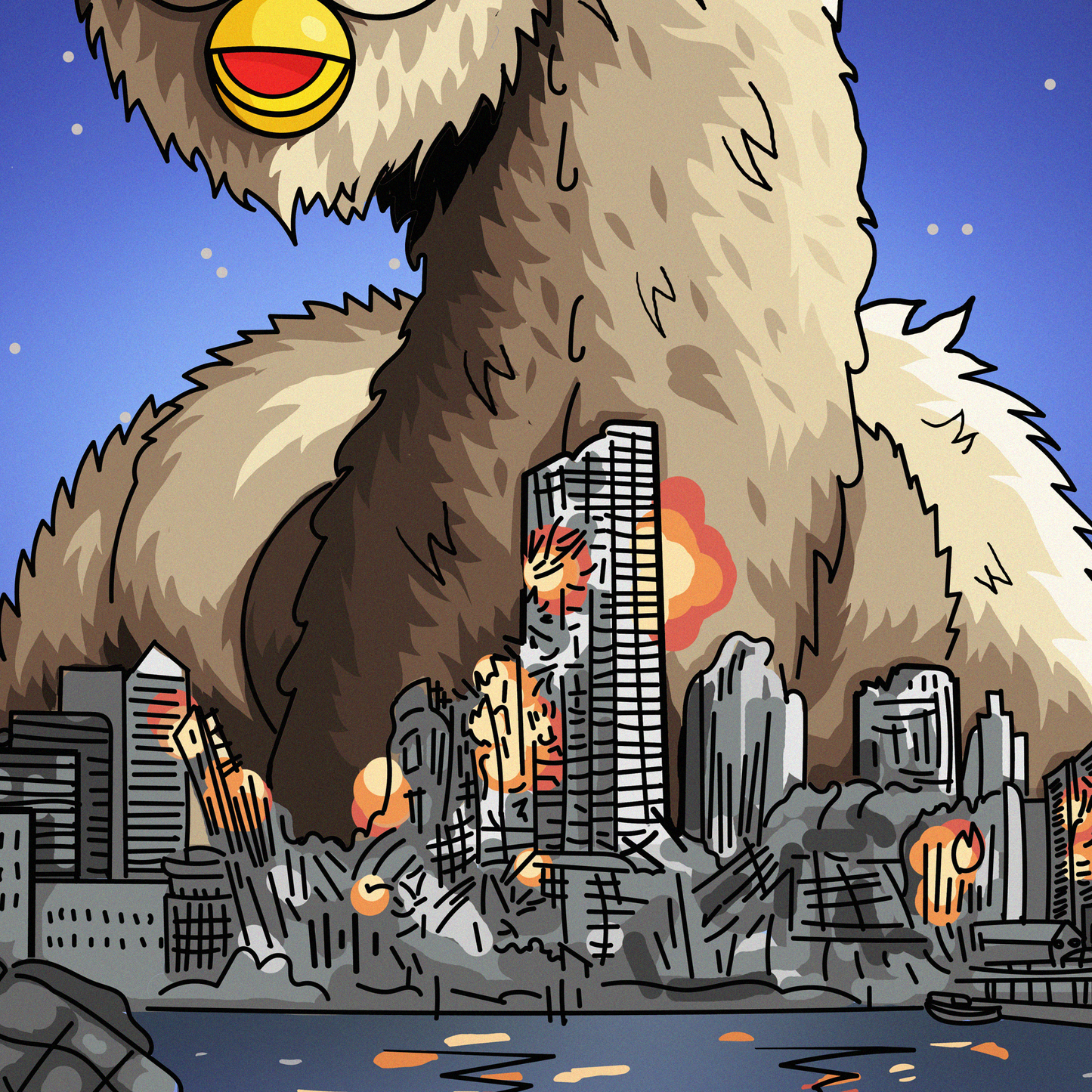 Long Furby Sticker