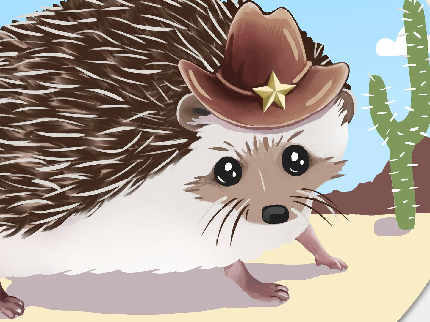 Trans Rights Hedgehog Sticker