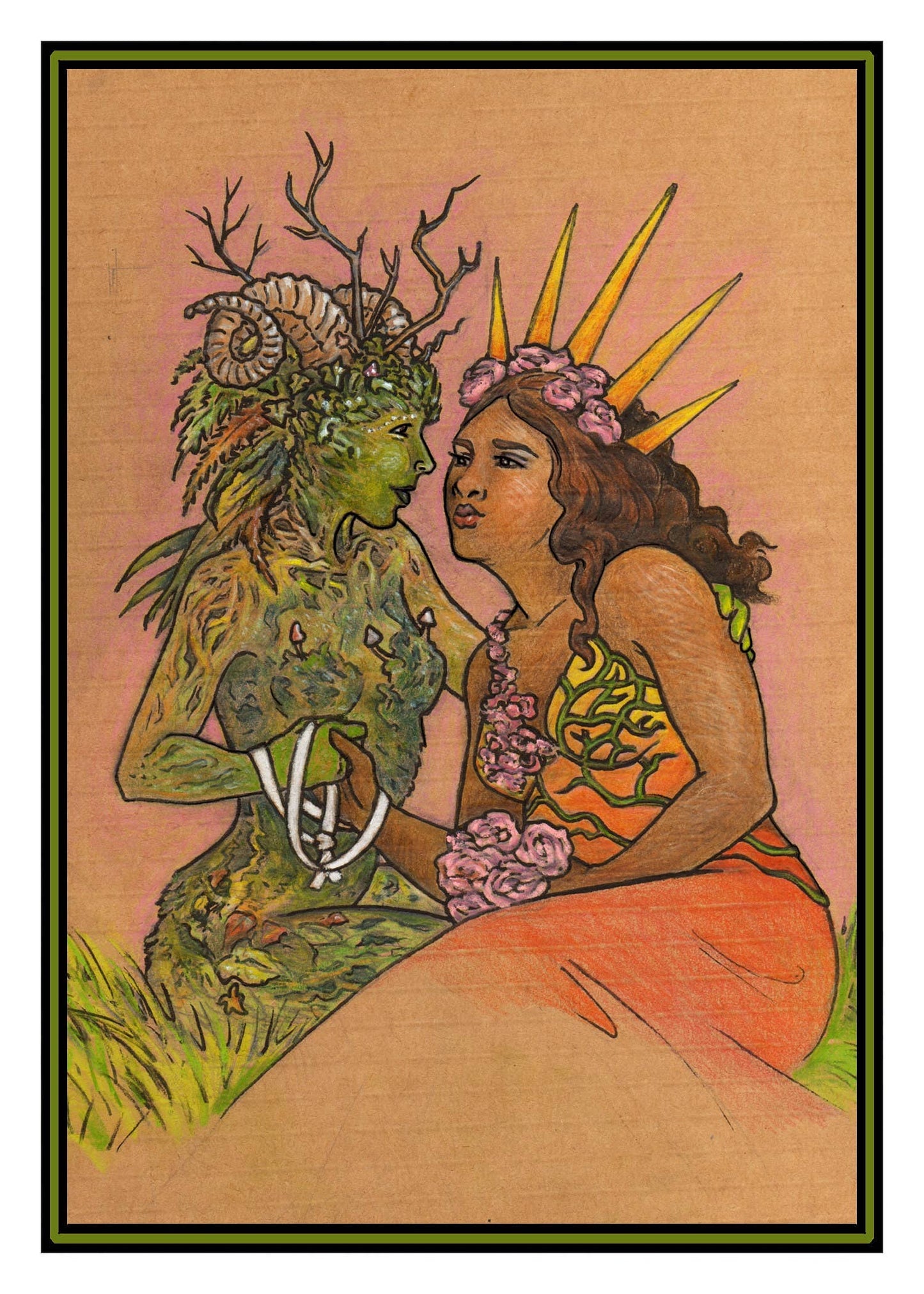 Beltane/May Day Greeting Card