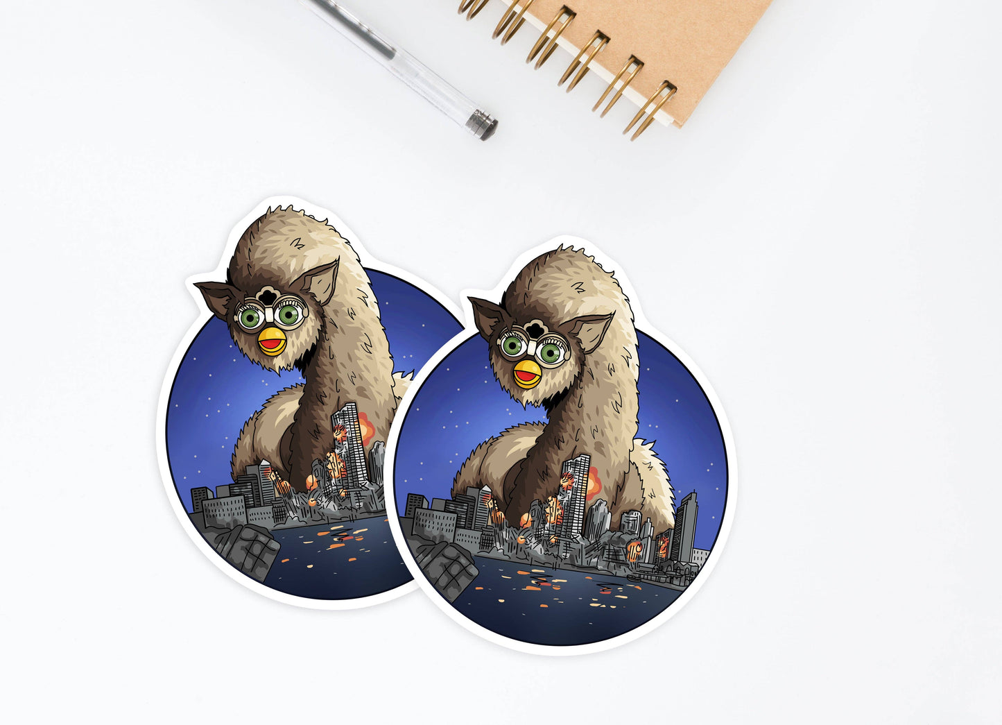 Long Furby Sticker