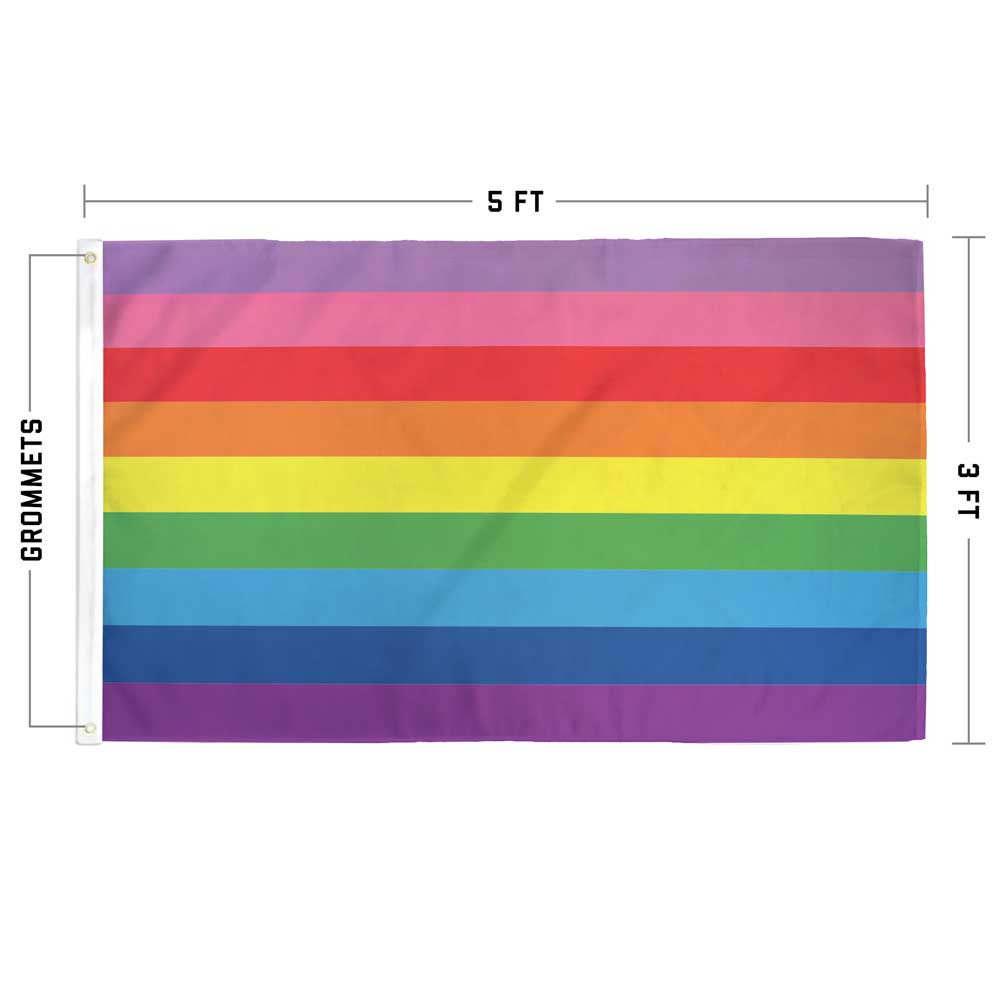 Gilbert Baker Rainbow Pride Flag