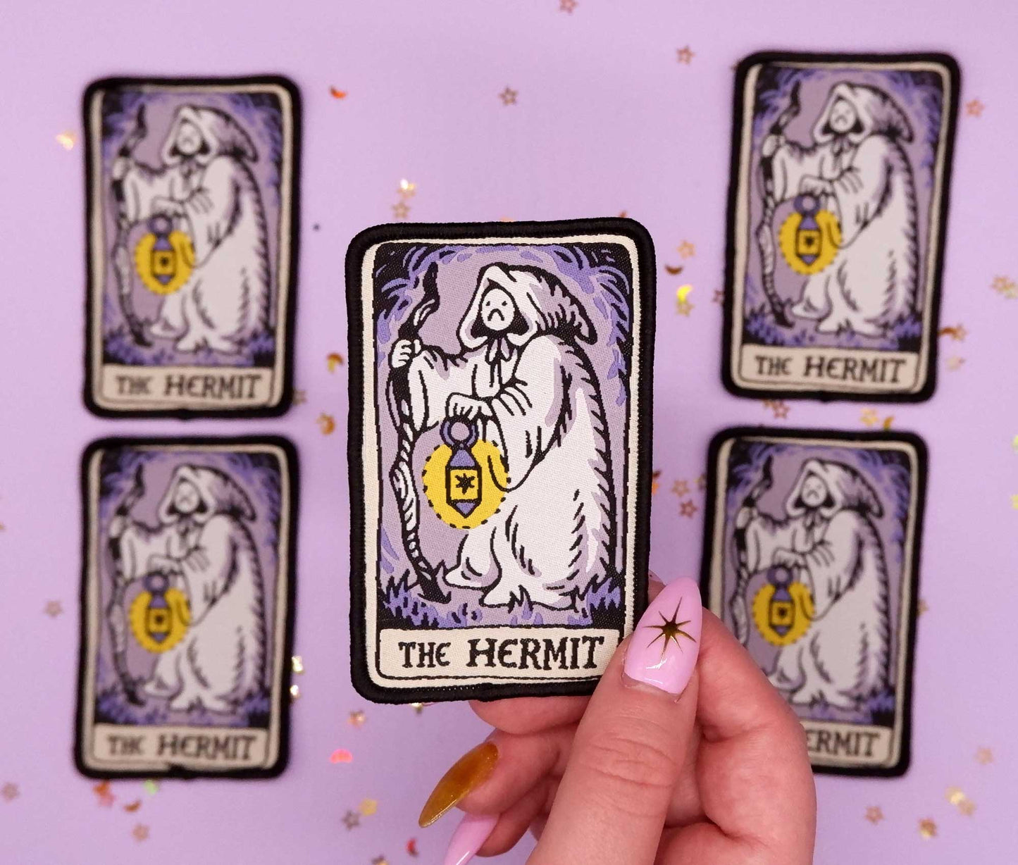 The Hermit (Tarot) - Woven Patch