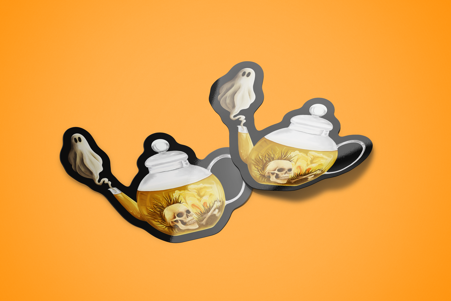 Ghost Tea Sticker