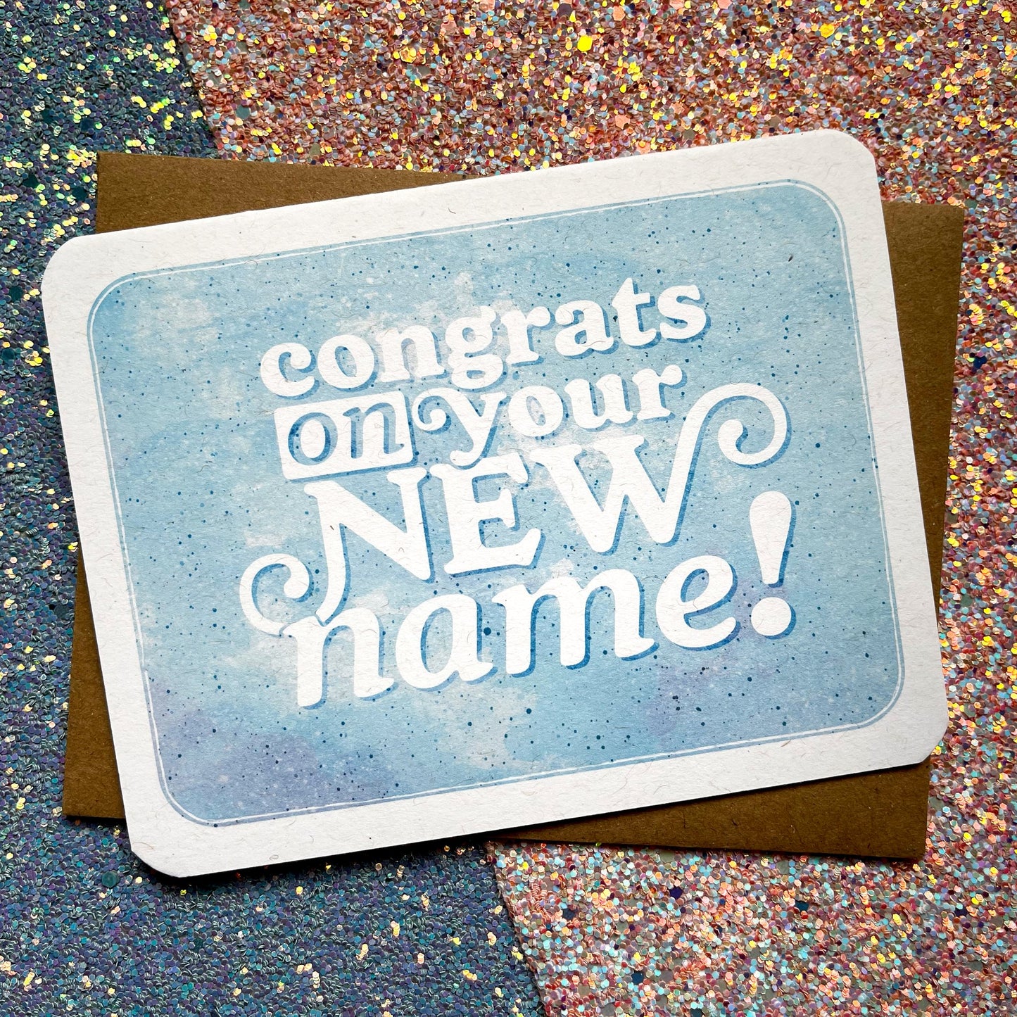 Congrats on Your New Name Card