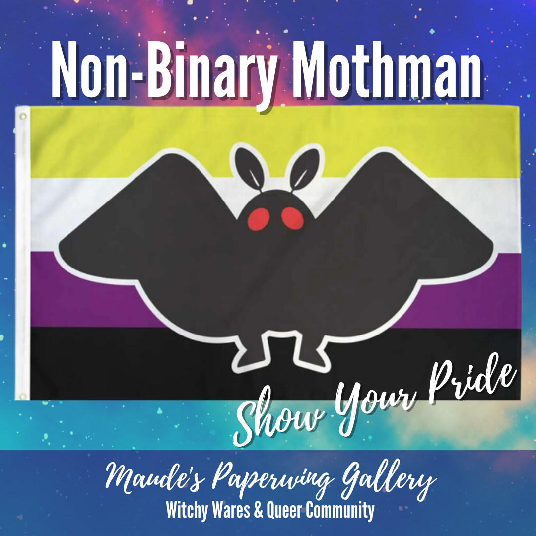 Mothman Non-binary Pride Flag