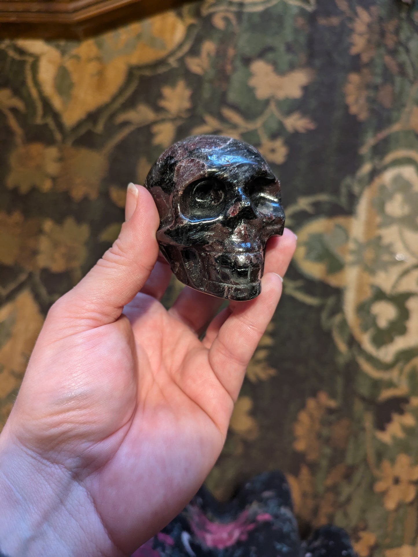Larvikite Skull