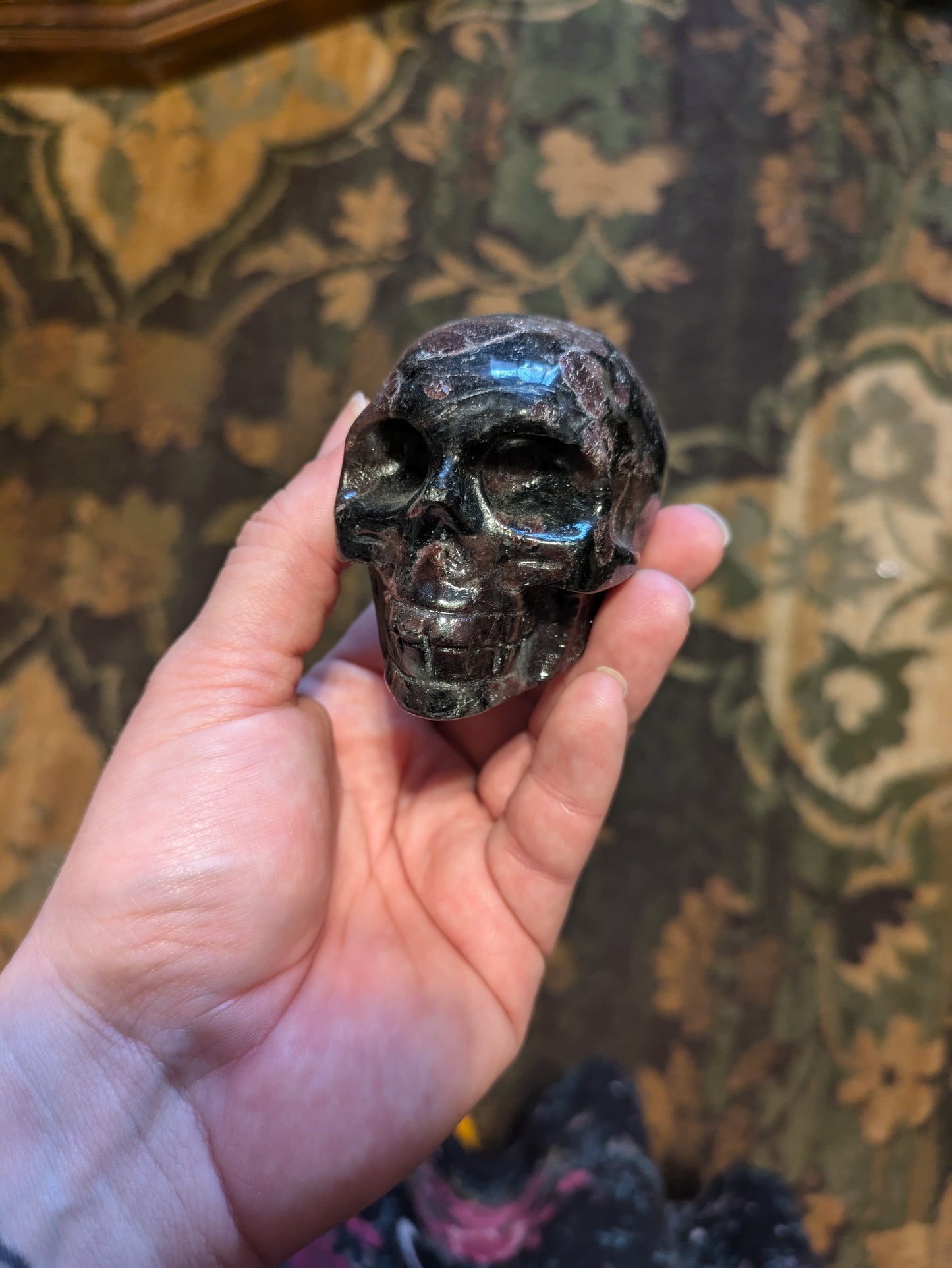 Larvikite Skull