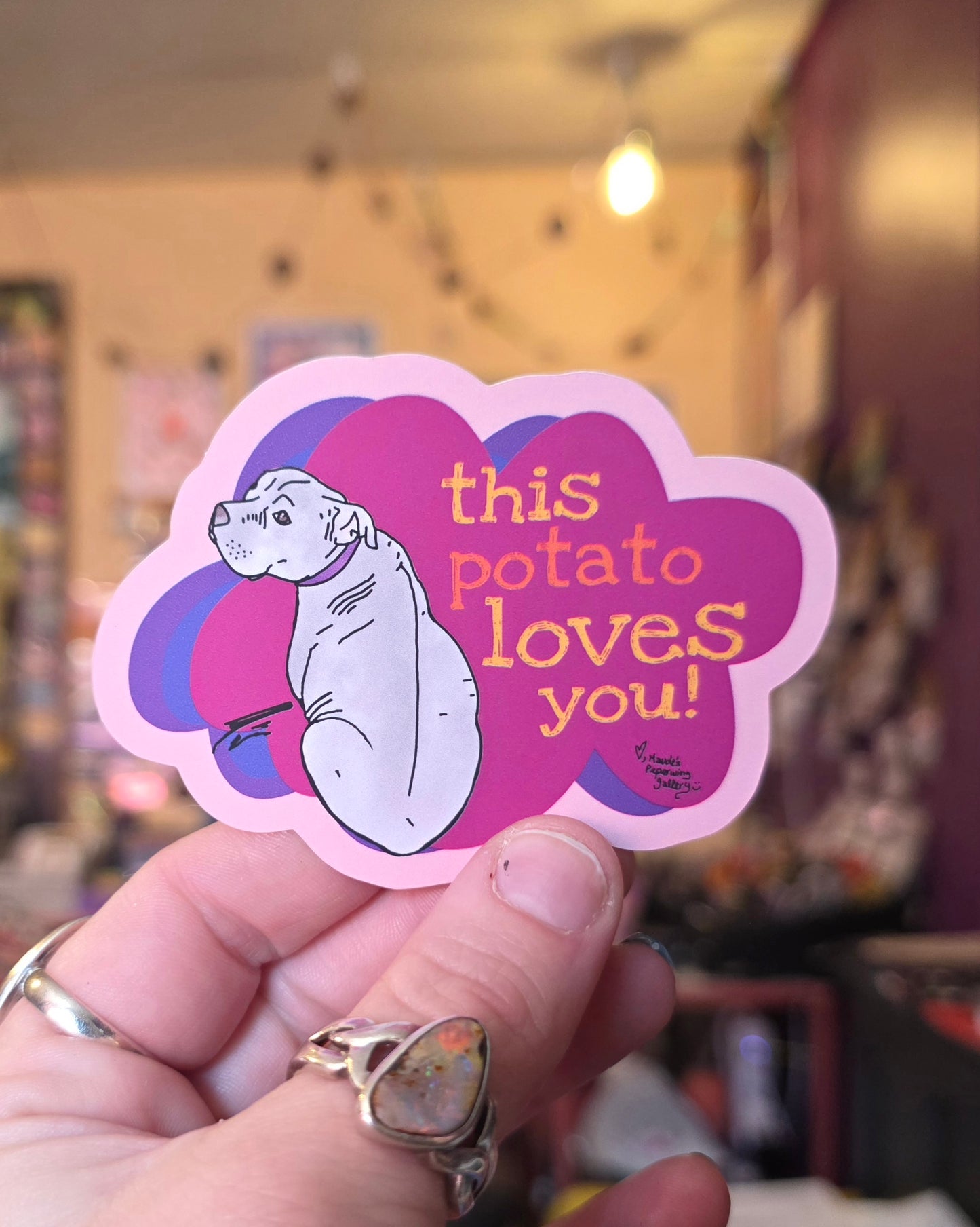 Petunia Potato Sticker