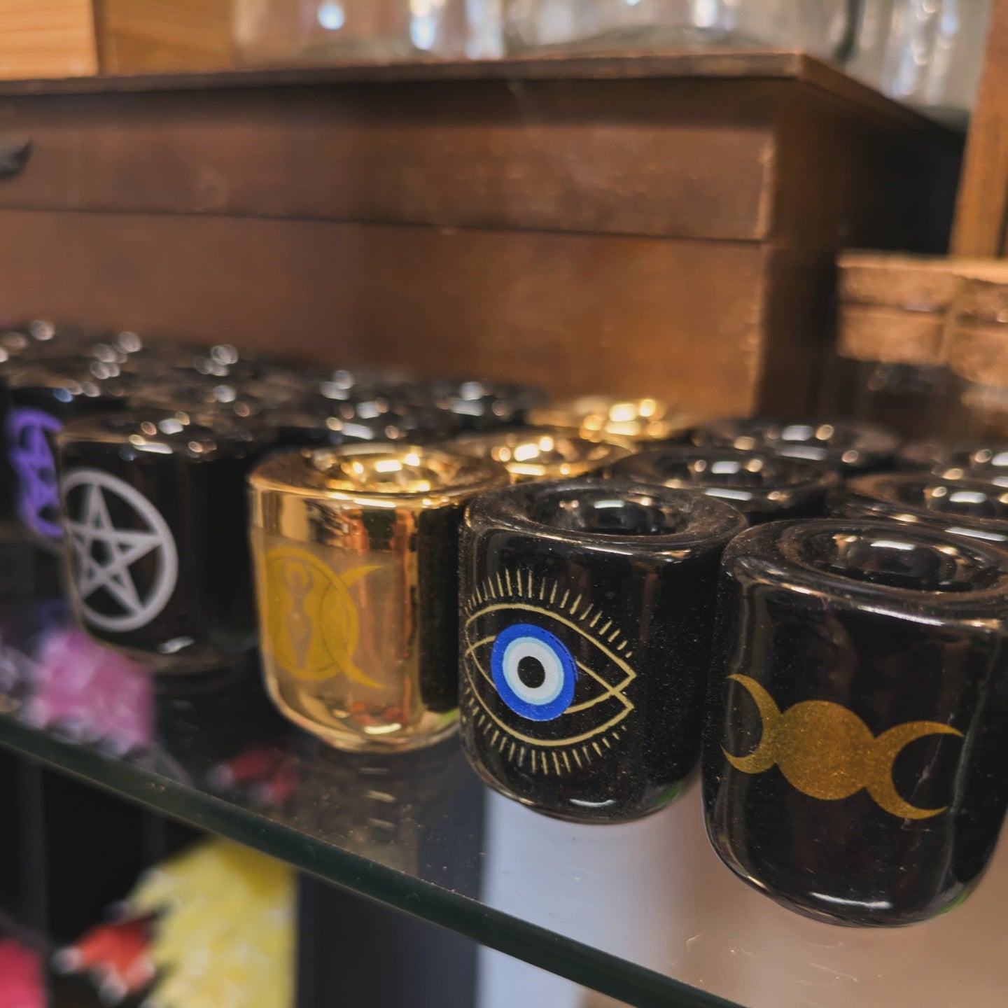 Ceramic Spell Candle Holders