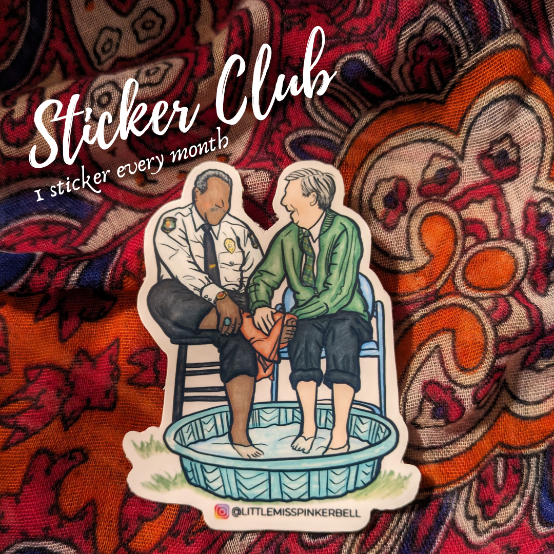 Mr Rogers and Officer Clemmons Sticker