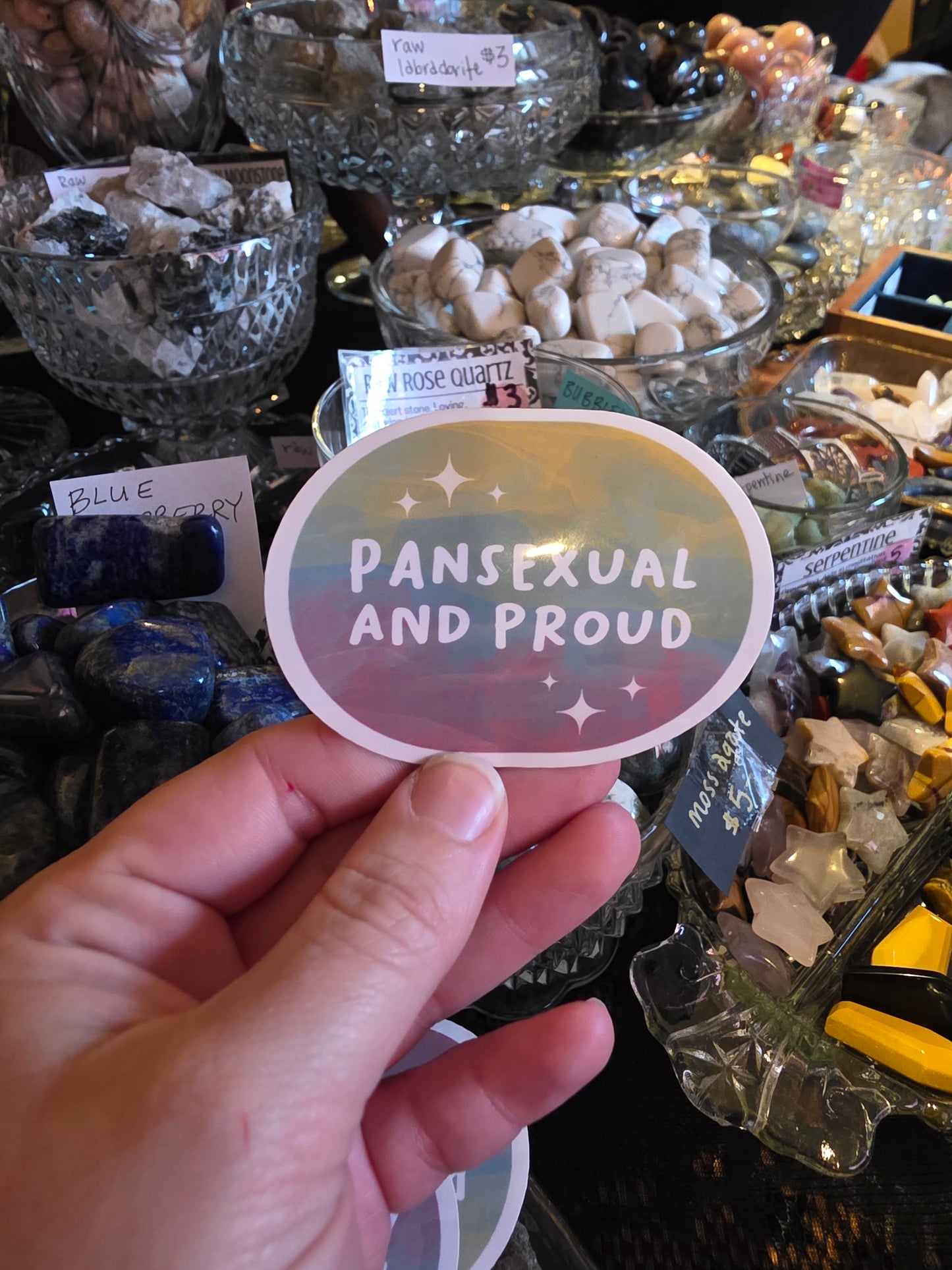 Pansexual and Proud Sticker