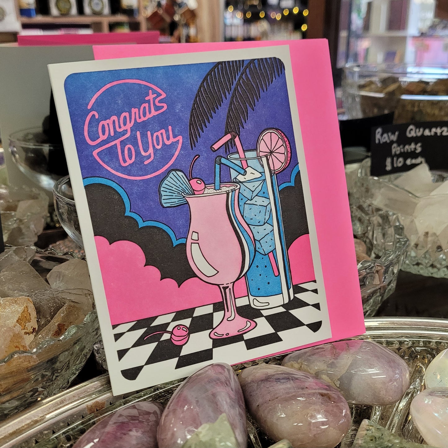 Congrats To You Cocktails Card