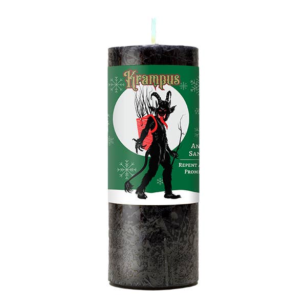 Krampus Candle