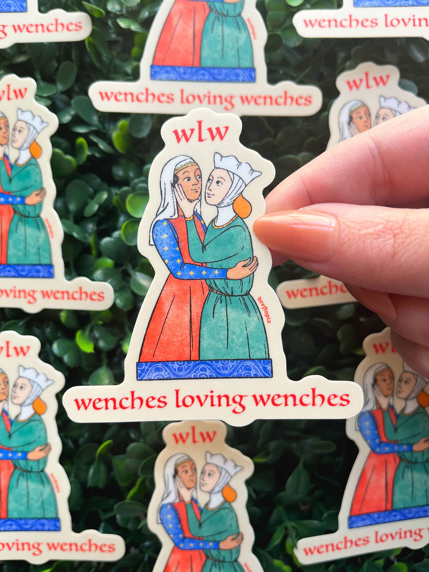 WLW Wenches Loving Wenches Sticker
