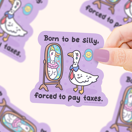 Born to Be Silly Vinyl Sticker