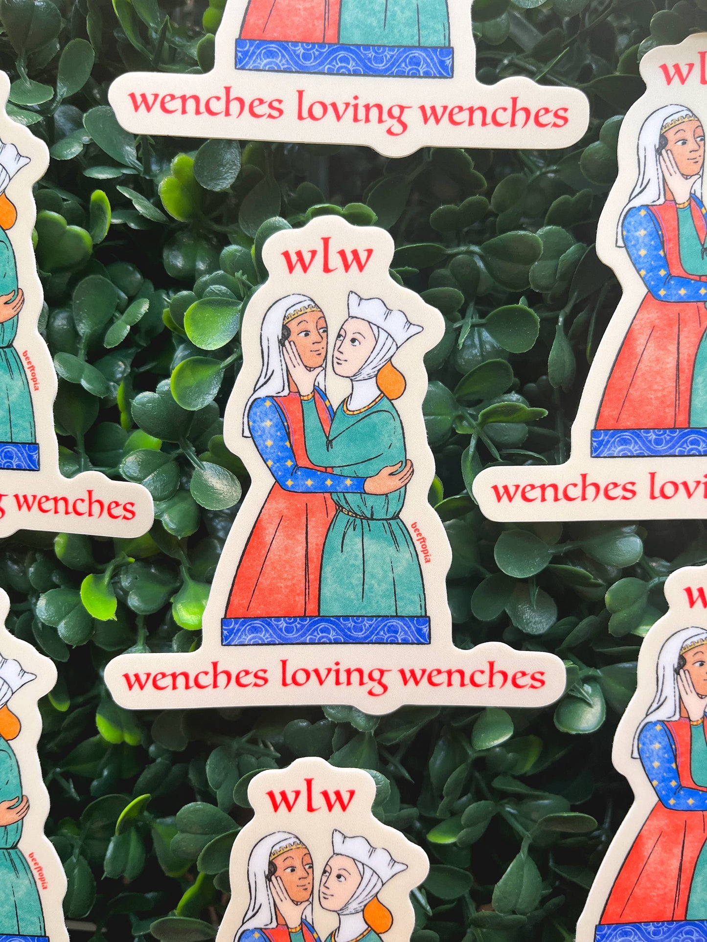 WLW Wenches Loving Wenches Sticker