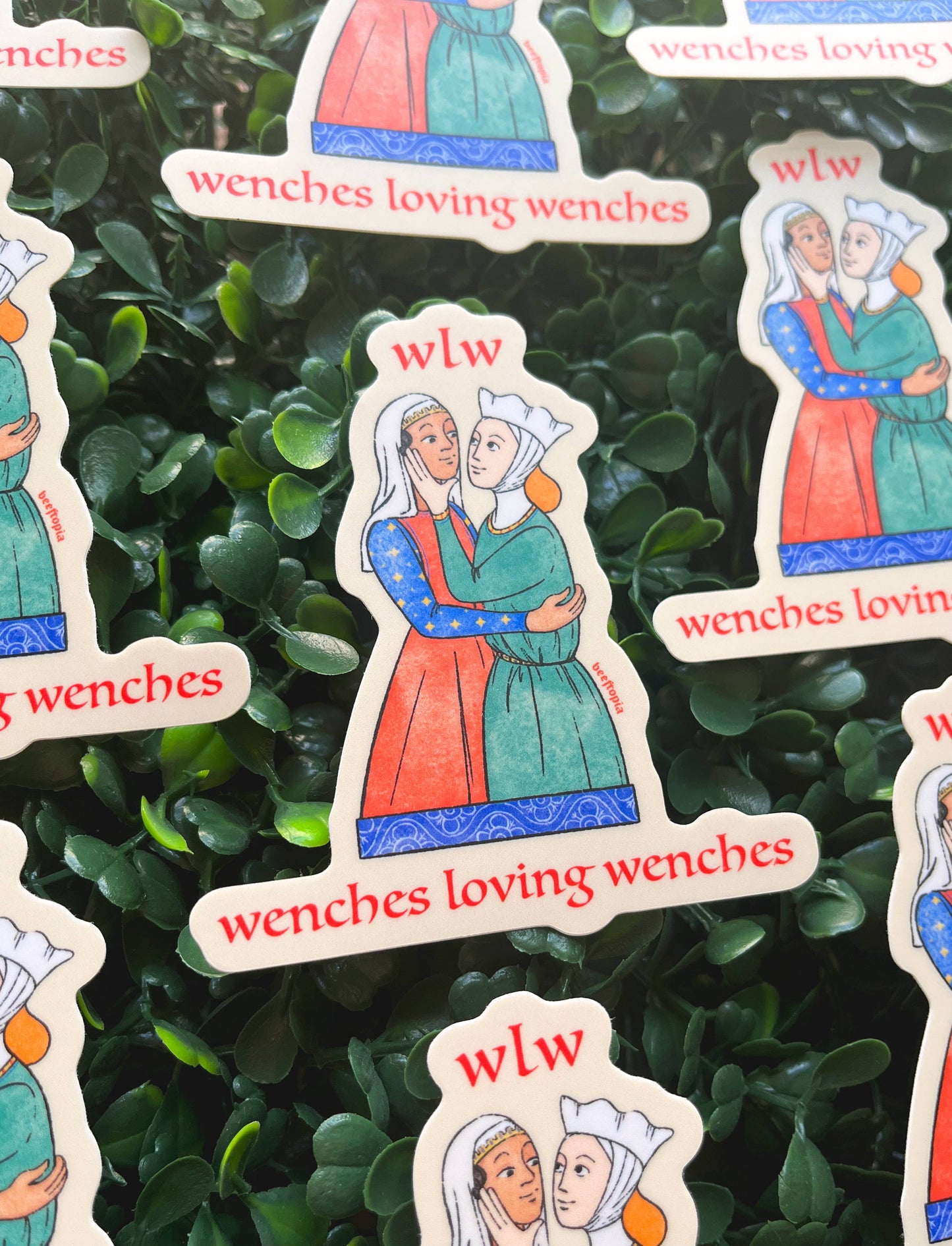 WLW Wenches Loving Wenches Sticker