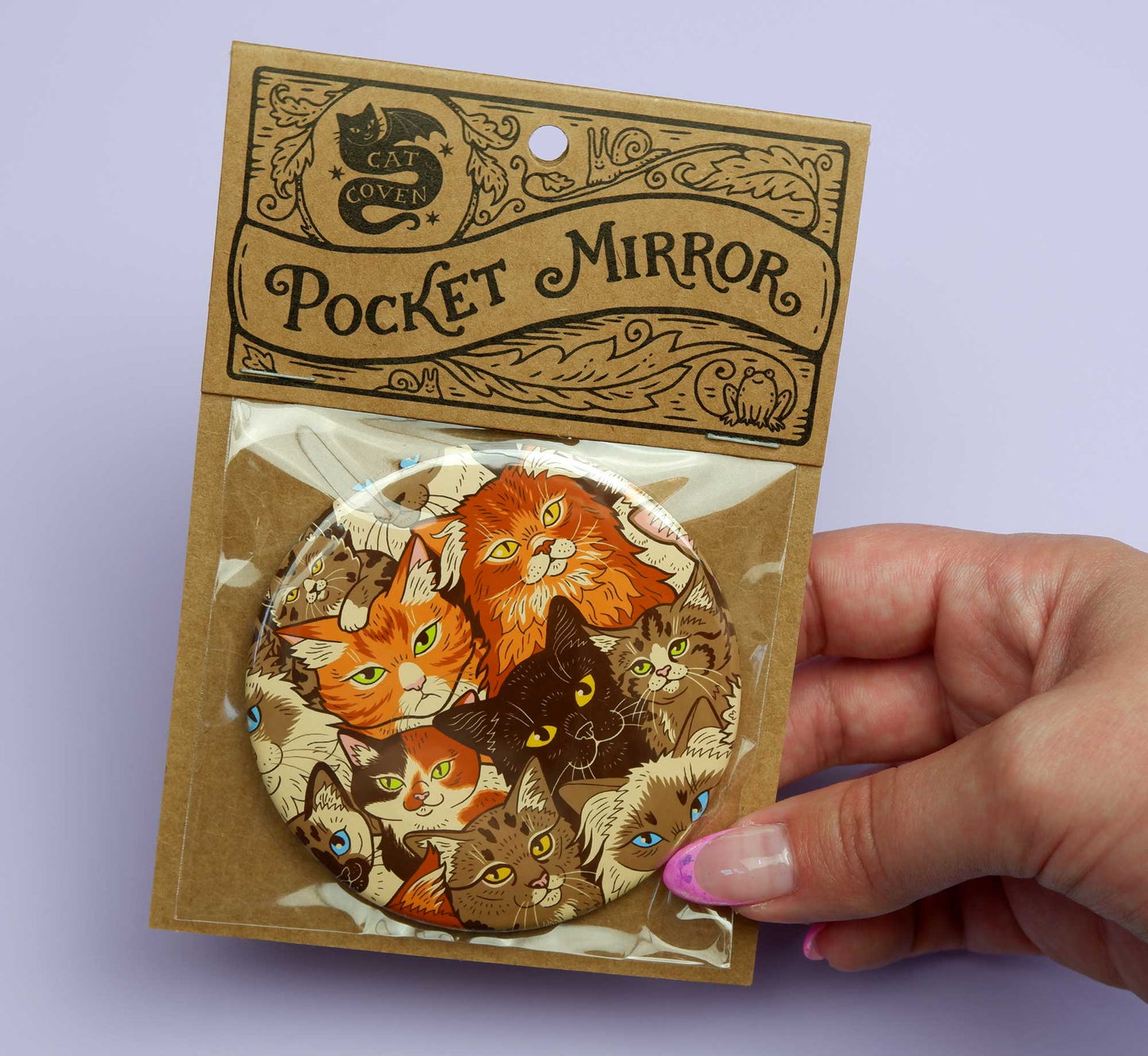 Dream Cat - Pocket Mirror