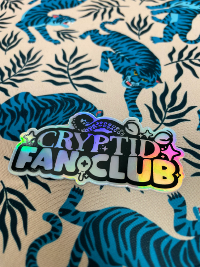 Cryptid Fan Club Holographic Sticker