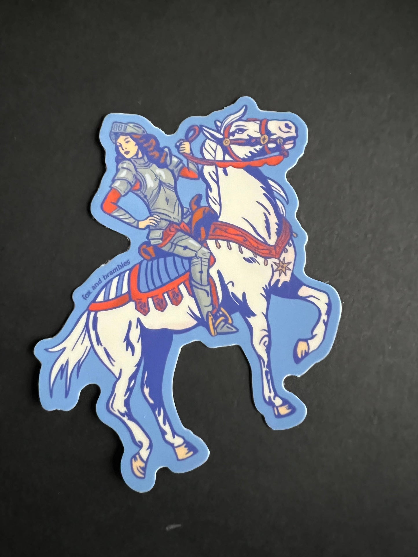 Lady Knight Sticker