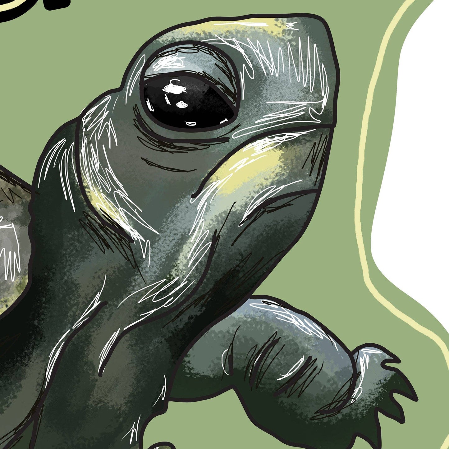 Turt Alert Sticker