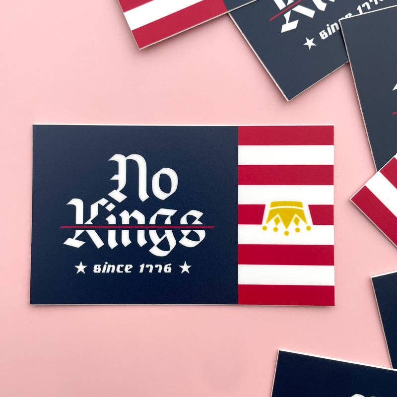 No Kings Sticker