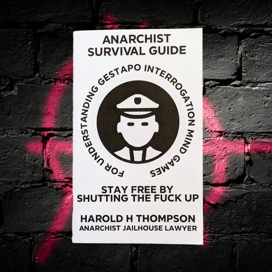 Anarchist Survival Guide for Understanding Gestapo Interrogation Mind Games: Stay Free by Shutting the Fuck Up