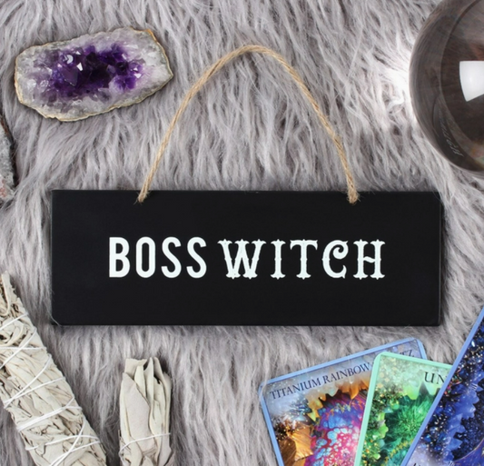 Boss Witch Wall Sign